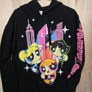 Powerpuff Girls Black Hoodie